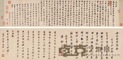 董其昌 壬戌（1622）作 行书天马赋 手卷 24×109cm